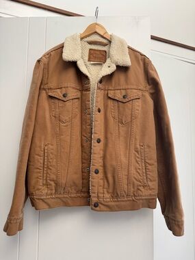 Levi's Brown Sherpa-Lined Truck Jacket